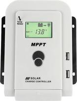 30A MPPT saulės energijos įkrovos valdiklis, 12V/24V saulės kolektorių valdiklis su 5V USB išėjimu, apsauga nuo kelių grandinių