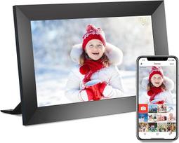 32GB FRAMEO skaitmeninis nuotraukų rėmelis, 10,1 colio IPS jutiklinis ekranas, išmanusis "WiFi" skaitmeninis nuotraukų rėmelis, automatinis pasukimas, tvirtinimas prie sienos, paprasta sąranka, skirta dalytis nuotraukomis ar vaizdo įrašais per