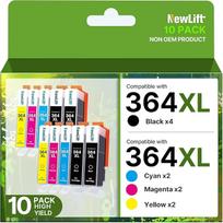 364 364XL spausdintuvo kasetės Suderinamos su HP 364 spausdintuvo kasetėmis XL Multipack, skirtomis "Photosmart 5520" 5520 5510 5524 5522 5515 6510 b110 Deskjet 3520 3070A 3522 3524 Officejet 4620 4622 10 pakuočių