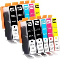 364XL spausdintuvo kasetės, suderinamos su HP 364 364 XL, skirtos HP Photosmart 5520 5510 5520 5520 5524 Deskjet 3520 Officejet 4622 4622, 5510 5520 5520 5524 6520 5515 7520, 10 vnt. pakuočių