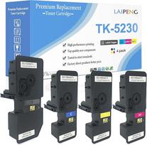 4 spalvų suderinama TK5230 TK-5230 tonerio kasetė 2600 puslapių juodos spalvos ir 2200 puslapių C M Y suderinama su "Kyocera ECOSYS P5021 P5021cdn P5021cdw M5521 M5521cdn M5521cdw M5521cdw" spausdintuvu