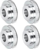 4 vnt. aliuminio paskirstymo diržo skriemulys XL40 dantų 20 mm skylė 10 mm pločio diržams 3D spausdintuvas CNC mašinos Pramonė