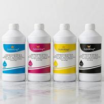 4 x 250 ml sublimacinio rašalo (CMYK rinkinys), skirtas "Epson", "Ricoh" ir "Sawgrass