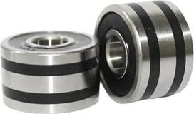 4/10PCS B8-23D generatorius Klimaanlage Kompressor Lager Nicht-Standard 608-2RS 8 * 23 * 14MM kortelės lizdas (B8-23D kortelės lizdas, 4 vnt.)
