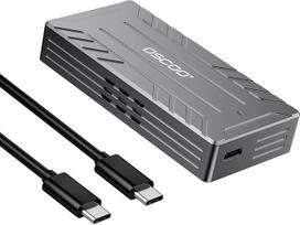 40Gb/s USB 4.0 M.2 NVMe korpusas, aktyvaus aušinimo dizainas su įmontuotu ventiliatoriumi, aliuminio lydinio šilumos išsklaidymas, nešiojamasis išorinis SSD korpusas - SSD neįtrauktas