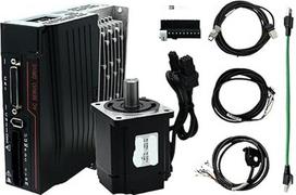 400 W/750 W greitaeigis servo variklis (3000 U/min) Komplektas suderinamas su analoginiais impulsiniais signalais 5 V/24 V (-10-10 V) ir RS485 Modbus (400 W su Bremse)
