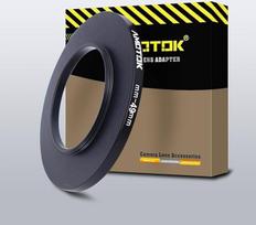 42 mm objektyvo ir 49 mm fotoaparato objektyvo adapteris, 42 mm ir 49 mm filtro pakopos žiedo adapterio žiedas, suderinamas su visais 49 mm filtrų priedais. Pagamintas iš CNC apdirbto (42-49 mm)