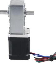 42 mm žingsninis elektroninis starteris Extruder Gear Nema17 žingsninis elektroninis starteris Santykis 505, 670, dvigubo veleno sliekinė pavarų dėžė CNC frezavimo staklėms AUOQKQUT (pavarų dėžės santykis 670)