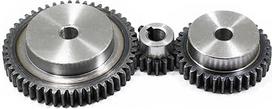 45# Plienas 2 modulis Spur Gear variklis 10T/12T/13T 2M Mechaninė transmisija Skylė 8-18 mm 1 gabalas (15 mm raktas 5 mm, 10 dantų)