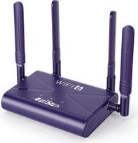 4G LTE maršrutizatorius, WLAN maršrutizatorius, palaikantis nano SIM korteles, "WiFi" maršrutizatorius (150Mbps atsisiunčiant, 300Mbps 2,4 GHz), 4 antenos, "Plug and Play", iki 32 įrenginių