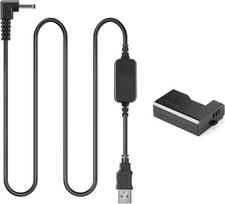 5 V USB kabelis ACK-E10 + DR-E10 LP-E10 LPE10 manekenų baterijų rinkinys, skirtas "Canon" 1000D 1100D 1200D 1300D 2000D X50 X70 T3 T5 T6