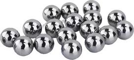 5-100 guolių rutuliukų, pagamintų iš 304 nerūdijančio plieno - tikslūs rutuliukai iš vientiso metalo (4-18 mm) - lygūs, labai tikslūs plieniniai rutuliukai, skirti guoliams, vožtuvams ir "pasidaryk pats" projektams - atsparūs rūdims ir