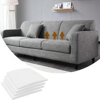 50 x 50 cm putplasčio plokštė, sofos pagalvėlė, atrama - 45D didelio tankio putplastis, skirtas pasvirusiems baldams, sėdynėms, baldams, sėdynėms, po pagalvėlėmis, pasvirimui (balta, 4)