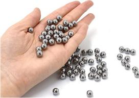 500 vienetų (6 mm) tiksliųjų plieninių guolių rutuliukų įvairių dydžių 1-6 mm