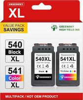 540XL 541XL Kompatibel für Canon Druckerpatronen 540 541 XL Multipack für Canon TS5150 Druckerpatronen für PIXMA MG3650s MG3650 MG3650 MG3600 MG3550 MG4250 MX375 MX475 TS5151 TS5100 PG540 CL541 Patronen