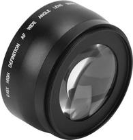 58 mm fotoaparato plataus kampo objektyvas, 0,45X plataus kampo makroobjektyvas, universalus "Canon", "Nikon", "Sony", "Olympus" fotoaparatui