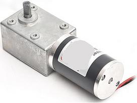 5882-50 Gleichstrom, Schneckengetriebemotor, nedidelis variklis, autonominis, 24 V, didelis greitis (24 V, 65 U/min)