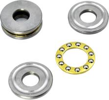 5vnt F8-22M atraminiai rutuliniai guoliai 8 x 22 x 7 mm 11 rutuliukų Vidinis skersmuo 8 mm Plokštuminis