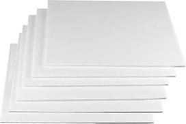 6 Stück EVA-Schaumstoffplatten for Basteln - schallabsorbierender Lärmschwammschaum, 300 x 400 mm, Dicke 2,8 mm/4,5 mm(White,T2.8mm)