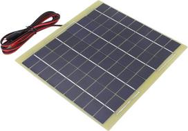 6 W 18 V tragiškas saulės modulis, Polysilizium-Solarmodul für Straßenlaternen, Werbeleleuchten und kleine Solaranlagen, leichtes, kompaktes Design mit 1,5 m Kabel für DIY