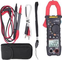 600 A AC DC Strom Spannung Temperatur und Kapazität Tester - Digitales Zangenmessgerät mit 36 mm Öffnung - berührungslose NCV-Spannungserkennung und Dual-Impedanzerkennung