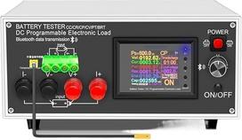 600W baltos spalvos akumuliatoriaus talpos testeris Elektroninės apkrovos galios švino akumuliatoriaus testerio iškrovimo matuoklis 200V 40A