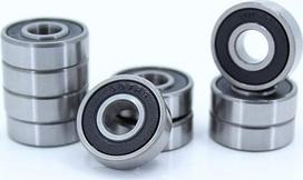 607RS guolis su guminiu sandarikliu, miniatiūriniai rutuliniai guoliai, 607 RS chromuoto plieno guoliai, 7 x 19 x 6 mm (500 vnt.)