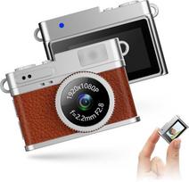 64GB senovinis skaitmeninis fotoaparatas, 1080P FHD Vlogging fotoaparatas su 0,96 colio ekranu, nešiojamasis mikro vaizdo registratorius, skirtas studijoms, fotografavimui ir kelionėms