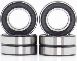 6800-2RS Lager 10 x 19 x 5 mm ABEC-7 (6 Stück) 10 19 5 6800RS metrische Dünnschliff-Kugellager for Fahrradnaben vorne und hinten