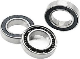 6801-2RS Nerūdijančio plieno guolis 12 x 21 x 5 mm (1 vnt.) ABEC-7 6801 RS Dviračių stebulės Priekinės galinės stebulės Ratas 12 21 5 Keraminiai rutuliukų guoliai