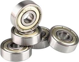 698ZZ 8 x 19 x 6 mm, 10 vienetų, ABEC-1 guoliai, 10 vienetų, metaliniai užsandarinti guoliai, 698 698Z, 698ZZ chromuoto plieno guoliai