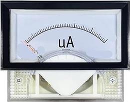 69C17 Gleichstromo ampermetras 46 * 86 mm (DC 500uA)