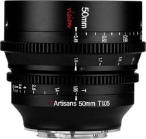 7artisans 50 mm T1.05 Cine Lens didelės diafragmos rankinio fokusavimo kino objektyvas (skirtas Leica/Sigma/Panasonic L)