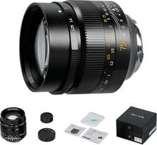 7artisans 75 mm F1.25 fiksuotas beveidrodžio fotoaparato objektyvas, skirtas "Leica M-Mount" fotoaparatams, pvz., "Leica M-M Leica M240 M3 M6 M7 M8 M9 M9p M10