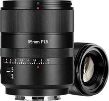 7artisans AF 85mm F1.8 viso kadro fotoaparato objektyvas, suderinamas su "Nikon Z-Mount" didelės diafragmos pagrindiniu STM veido/akies automatinio fokusavimo objektyvu, skirtu Nikon DSLR fotoaparatams (juodas)