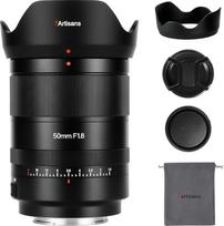 7artisans AutoFocus 50mm F1.8 viso kadro objektyvas, F1.8 didelė diafragma, palaiko automatinę / rankinę diafragmą ir veido / akių aptikimą, suderinamas su "Sony A7R A75 A7SII A9 A7C A1 ir kt.