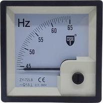 7L2 AC 100 V 220 V 380 V Analoginis skydelis Frequenz Meter Tester Messgerät Anzeige 45-65 Hz - 72 * 72mm