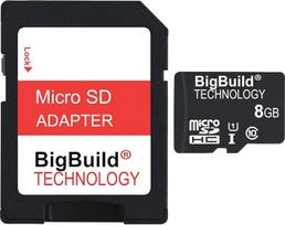 8GB itin greita 80MB/s 10 klasės "MicroSD" atminties kortelė "Tomtom Start 42 Navigator", pridedamas SD adapteris