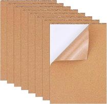 8 vnt. 30x21cm lipnių kamštienos lakštų, 1 mm storio stačiakampio formos A4 izoliacinės kamštienos lentos kamštienos pagrindo plokštės, skirtos sienoms dekoruoti padėkliukus