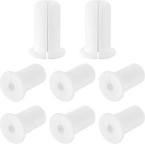 8 x 3/4" kabelių įvorių rinkinys "Starlink" silikoninės kabelių įvorės Sienų įvorės Baltos spalvos