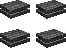 8 x polietileno putų 16 x 12 x 5 cm putų paminkštinimas storas putų įdėklai rankų darbo amatų pagalvėlė