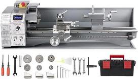 8,7" x 23,6" / 220 x 600 mm bürstenlose Mini-Metalldrehmaschine 750 W LED mit Variabler Geschwindigkeit for Drip-Drehen der Gegenfläche