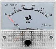 85C1 Ampermetras Amp matuoklis matuoklis 30mA50mA100mA200mA Analoginis skydelio matuoklis Elektrinis testas Milliamperemeter Dabartinis testeris (1MA_64X56MM)