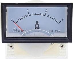85C17 DC 1A 1A 2A 3A 5A 10A 15A 20A 30A 50A 50A 75A 100A Analoginis srovės skydo matuoklis Ampermetras grandinės bandymui Ampero testeris (1A)