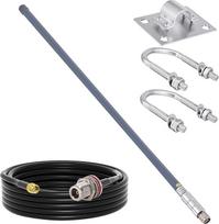 868MHz LoRa antena 5.8dbi Stiklo pluošto antena N tipo RAK antena + RP-SMA vyriškos ir N moteriškos lyties ilgintuvas Y240 5M, skirtas RAK Nebra HNT Helium Hotspot Lorawan Gateway Bobcat įrenginiams