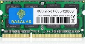 8GB DDR3L 1600MHz PC3-12800 PC3L 12800S be buferio, neECC 1.35V CL11 2Rx8 Dual Rank 204 Pin SODIMM nešiojamųjų kompiuterių atminties modulis 8GB