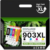 903XL 903 XL Kompatibel für HP 903XL rašalo kasetės Multipack Kompatibel mit für HP OfficeJet Pro 6950 6951 6960 6970 6974 (903XL Druckerpatronen,4er-Pack) tintenpatronen