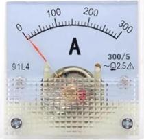91L4 kintamosios srovės ampermetras analoginis ampermetras matuoklis stačiakampis skydo matuoklis srovės testeris 1A / 2A / 30A / 50A / 100A ampermetras (20A)