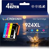 924XL 924e Kompatible Druckerpatronen, 4 pakuotės, skirtos HP Officejet Pro OfficeJet Pro 8120 8123 8130 8133 (1*Schwarz, 1*Cyan, 1*Magenta, 1*Gelb)