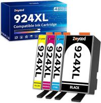 924XL Patronen Ersatz für HP 924e Multipack 924 Druckerpatronen Kompatibel für HP OfficeJet Pro 8120 8123 8130 8133 Drucker mit Chip (4er-Pack, Schwarz Cyan Magenta Gelb)